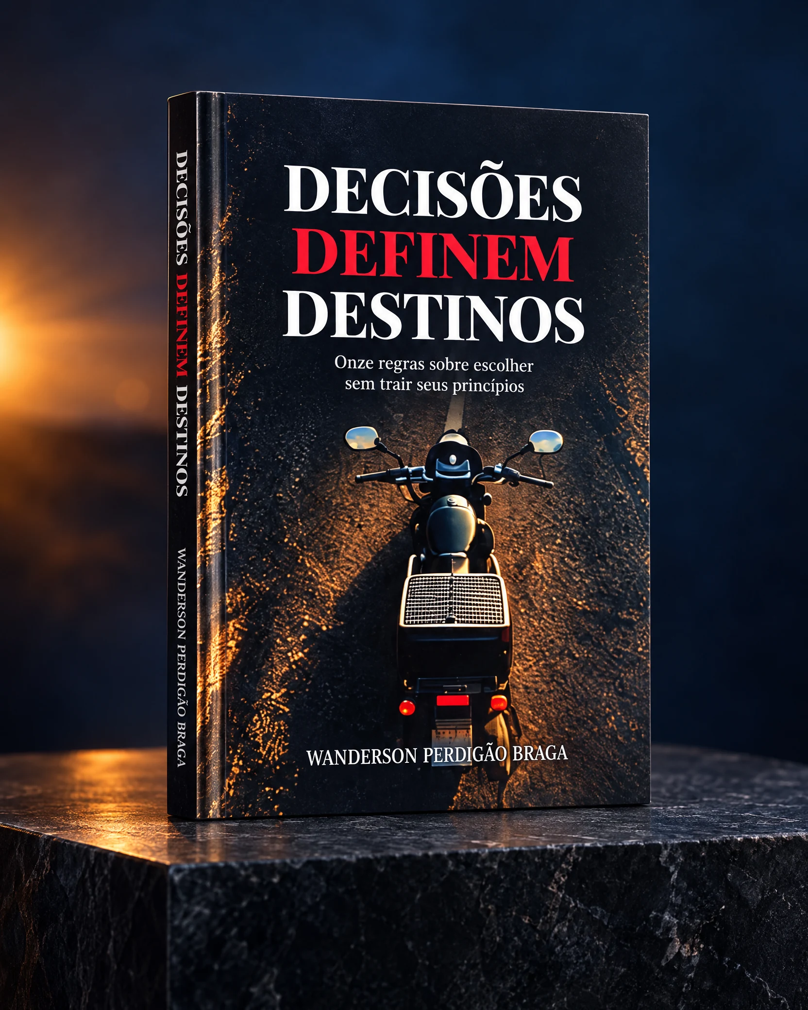 Livro Decisões Definem Destinos, de Wanderson Braga, em foto de produto